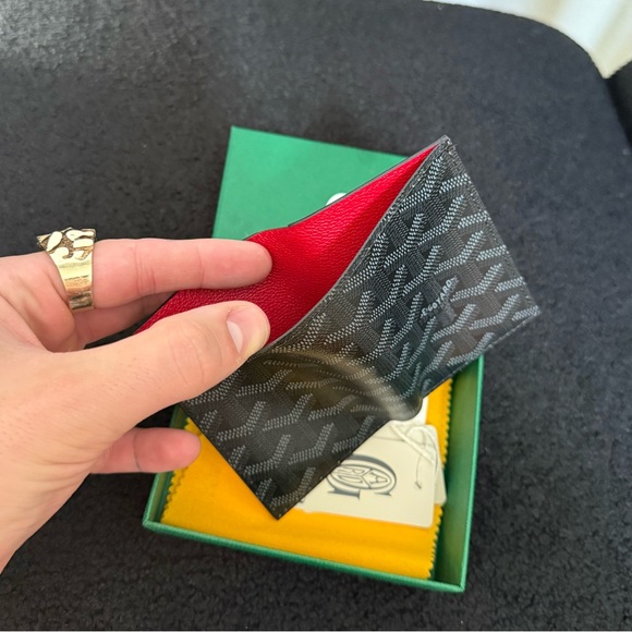 Goyard Jet Black Saint-Pierre Card Wallet - Picture 3 of 6